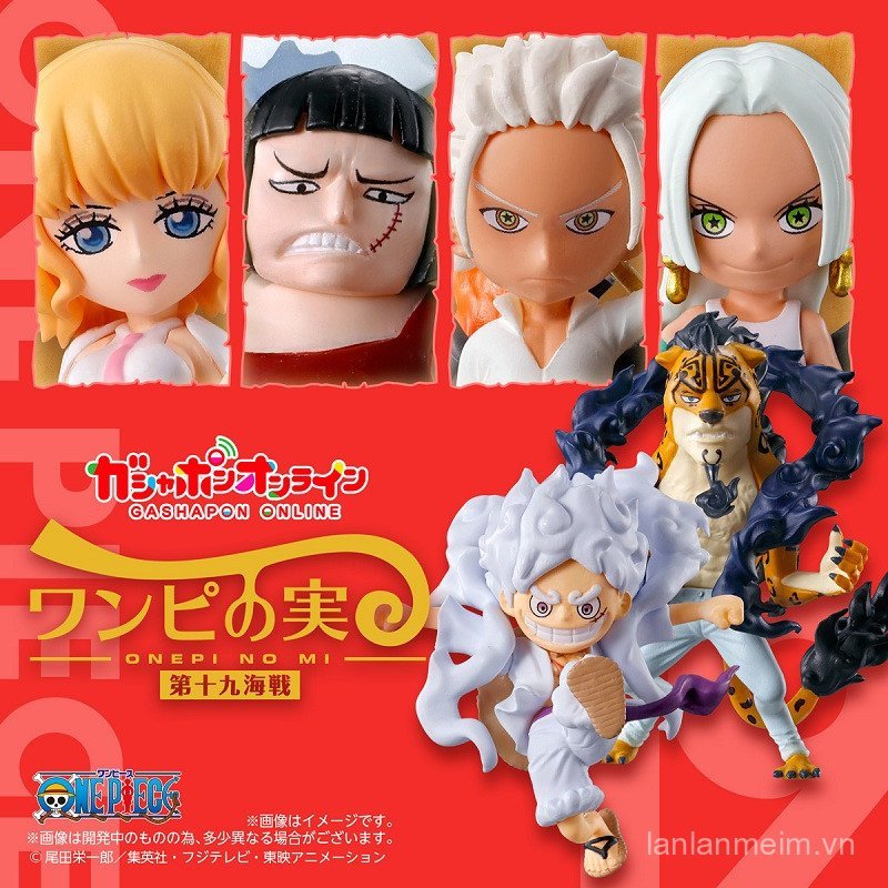 [Hàng có sẵn] Bandai Gashapon One Piece Devil Fruit Trận chiến biển thứ 19 Luffy Ko Brookie Hình nhỏ