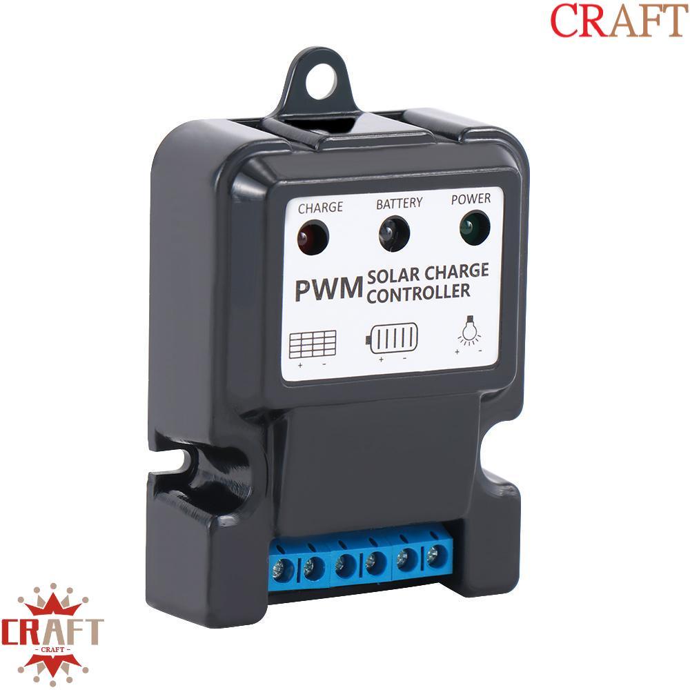 Bộ điều khiển sạc bảng điều khiển năng lượng mặt trời CRAFT Bộ điều chỉnh PWM hữu ích Bộ điều chỉnh 