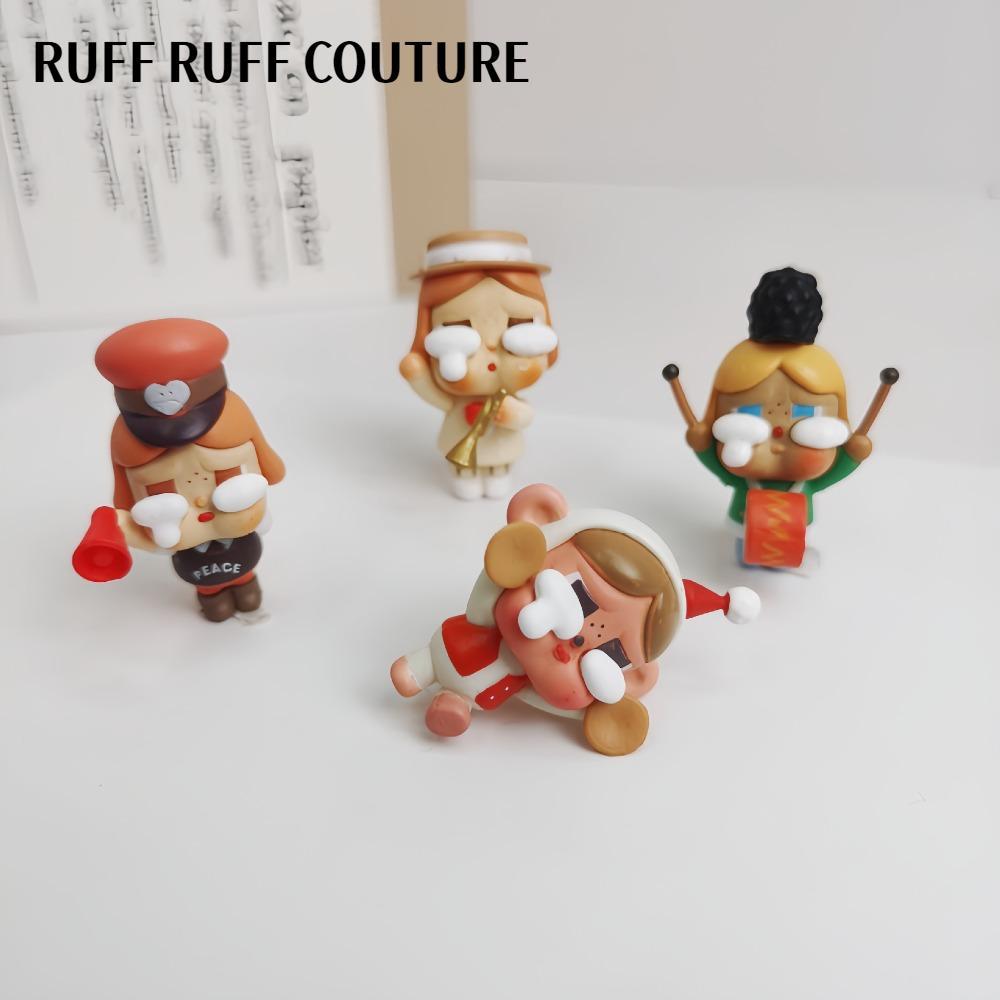 RUFF RUFF COUTURE Đồ trang trí Mini, Popbean Crying Parade Series Crybaby Box, POP MART Crying Cruis