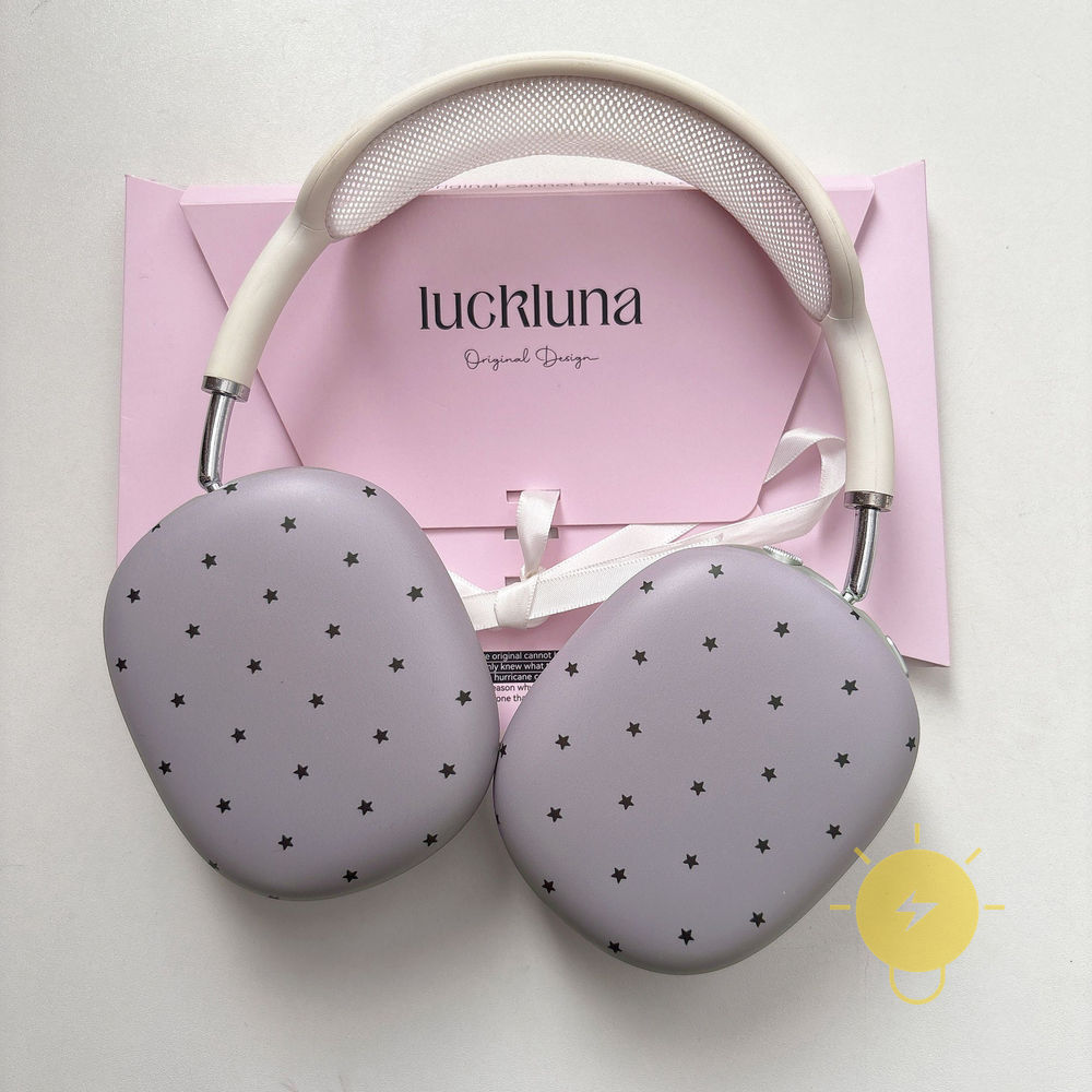 PC TPU Star Hard Case For AirPods Max2 / Airpods Max Shockproof Charging Box Silicone Soft Cover