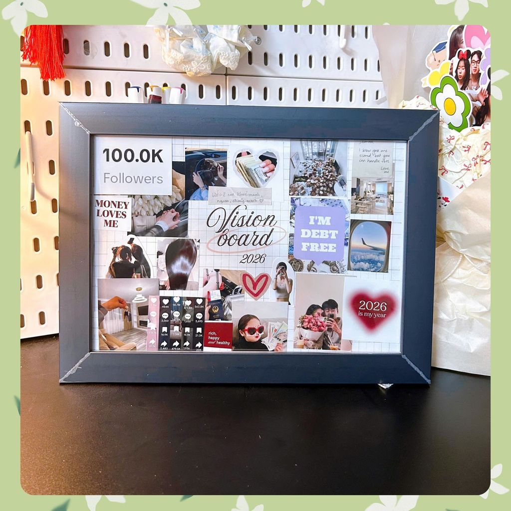 Khung Vision Board Handmade Set Làm Khung Manifest