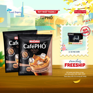  Combo 2 Túi Cà phê Phố GOLD Sữa Đá - MacCoffee  túi 30 gói x 29g  
