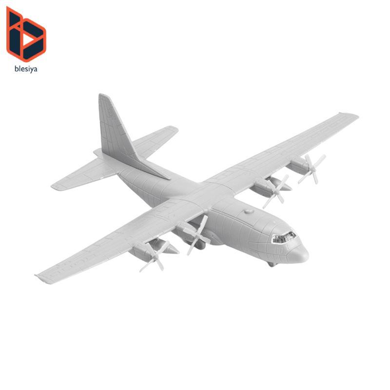 Mô hình máy bay vận tải 1 / 144, đồ chơi máy bay thu nhỏ Mô hình lắp ráp C130 4D với