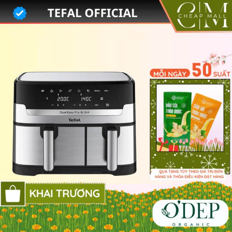 Nồi chiên không dầu Tefal 8.3 lít EY905D10 - CHEAP CSA