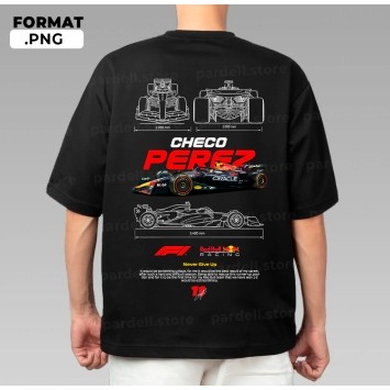 Áo thun Sergio 'checo' Perez Formula 1 Jersey