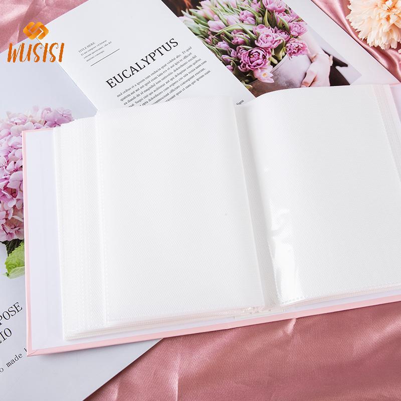 [WUSISI] Album Ảnh Vintage Hộp Đựng Ảnh Lưu Trữ Album Ảnh Album Ảnh MỚI