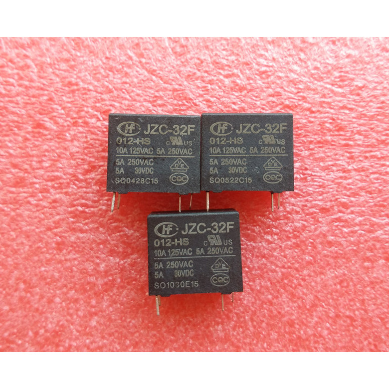 [3 CÁI] Rơ Le JZC-32F-005 012 024-HS3 33F-012-ZS3 4 Chân 5 Chân HF32F-G