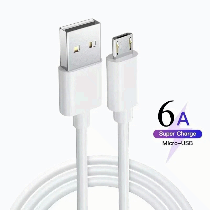 Cáp Sạc Android 1M Micro USB ( Chui Nhỏ) Sạc Nhanh 6A Cho Realme Xiaomi Máy Tính Bảng Cáp Điện Thoại Di Động