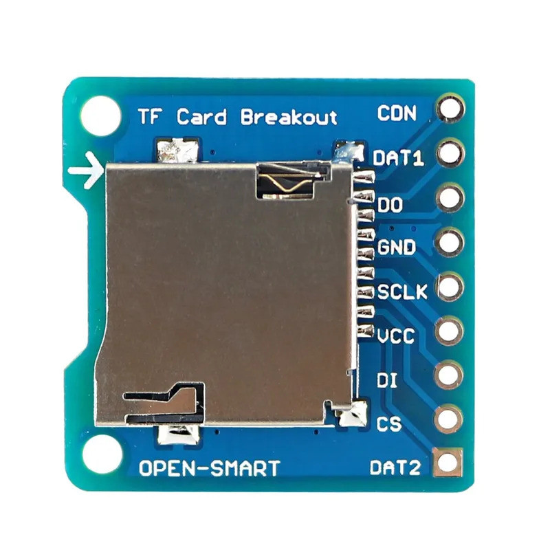 OPEN-SMART Micro SD / TF Card Đột phá sang DIP Board Module DIY Micro SD / TF Card Adapter Mô-đun bo