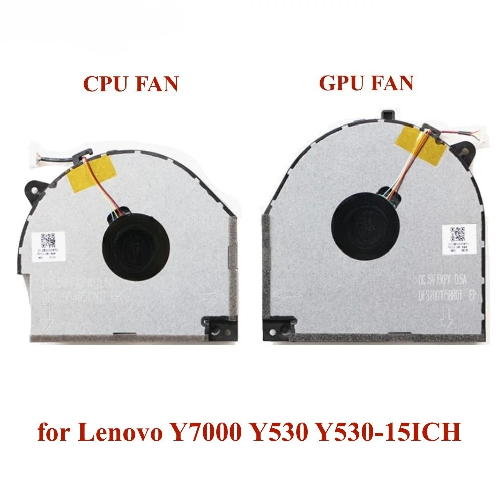 Laptop CPU Quạt Làm Mát Cho Lenovo Legion Y7000 Y7000-1060 1050 Y530 2018 Năm Notebook CPU Cooler 4 