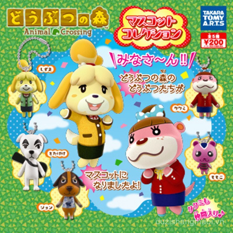 Động vật số lượng lớn Crossing Animal Crossing Scene Capsule Toy Play House Girl Toy