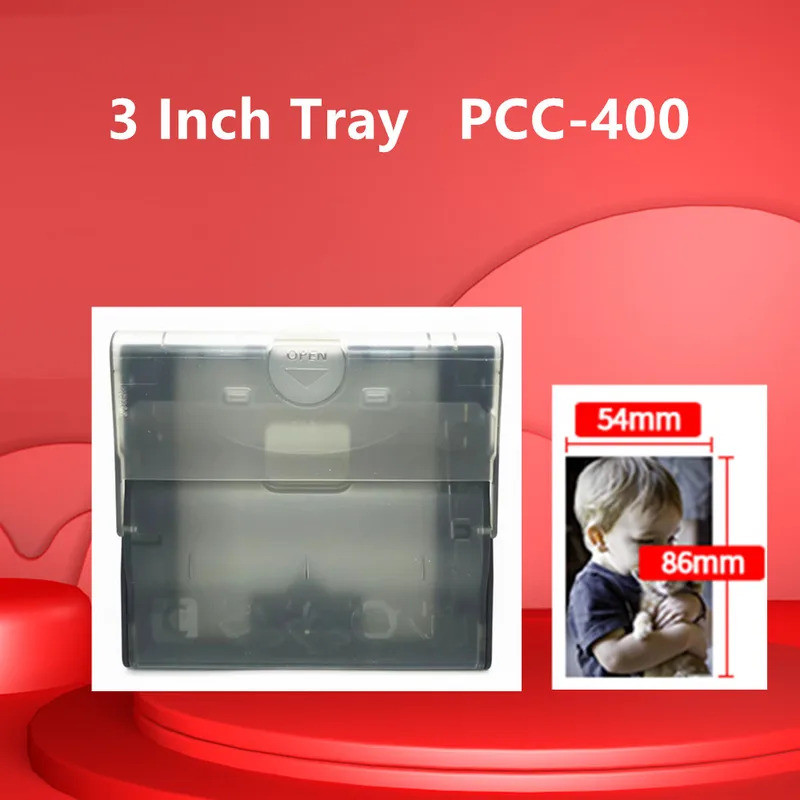 Khay Giấy 3 Inch Cho Thẻ Canon Giấy Cassette PCC-CP400 Cho Canon Selphy CP1500 CP1300 CP1200 CP910 C