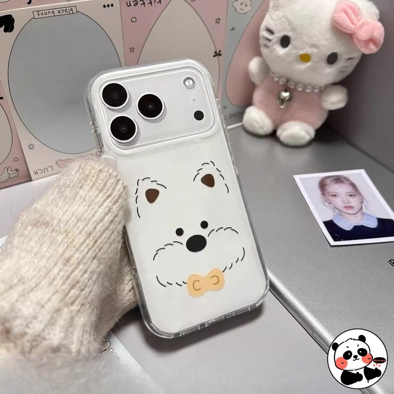 Vỏ Chó Con Dễ Thương Cho Realme 8 7 6 5 2 Pro 8s 8i 7i 6s 6i 5s 5i C25 C25s C25Y C21Y C20A C17 C15 C