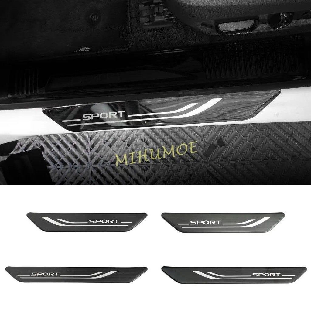 4 Chiếc Xe Bên Ngoài Cửa Sill Miếng Dán Cho 2023-2025 Lexus RX RX350 RX350h RX450h + RX500h Chống Tr