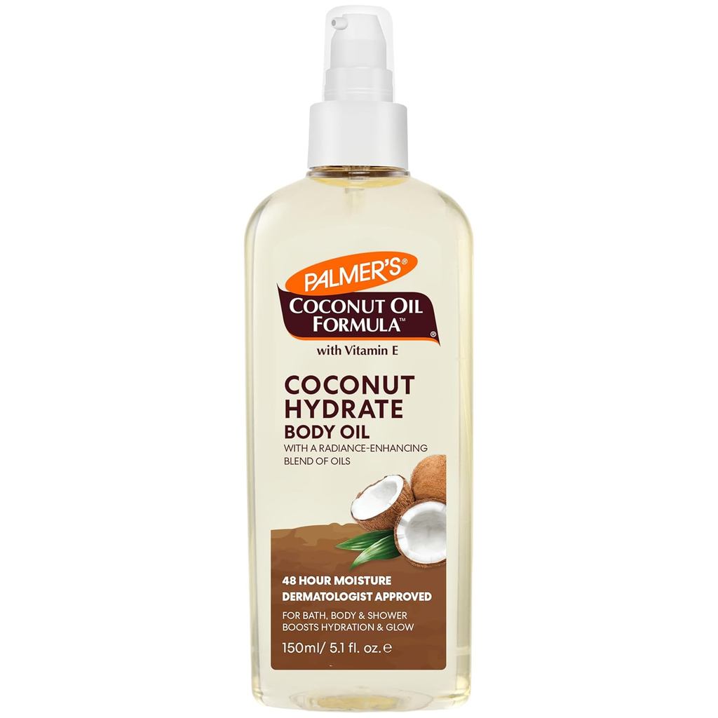 Palmer 'sCoconutOilFormulaBodyOil, BodyMoistizerwithGreenCoffeeExtract, BathOilforDry, 5.1Ounces (Sp