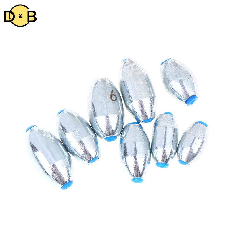 [DB] 20 Cái / lốc Hợp Kim Thép Carbon Rỗng Olive Câu Cá 3g / 4g / 5g / 6g / 7g / 8g / 9g / 10g Trọng