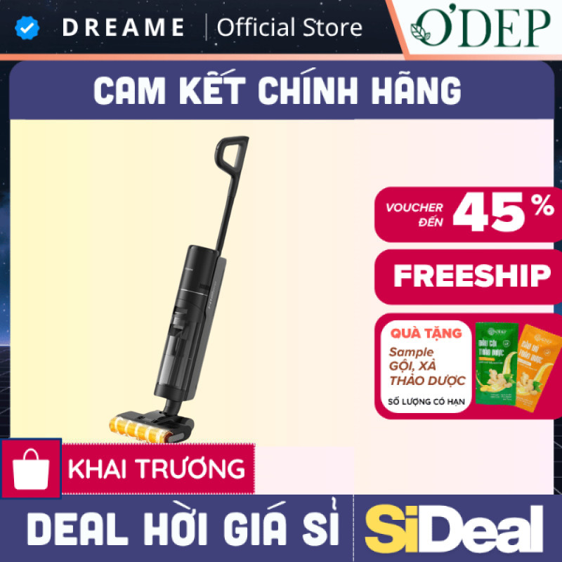 Máy Lau Sàn Hút Bụi Không Dây Cầm Tay Dreame H12 Pro/ H12 FlexReach - Bản quốc tế - BH 24 tháng - SI