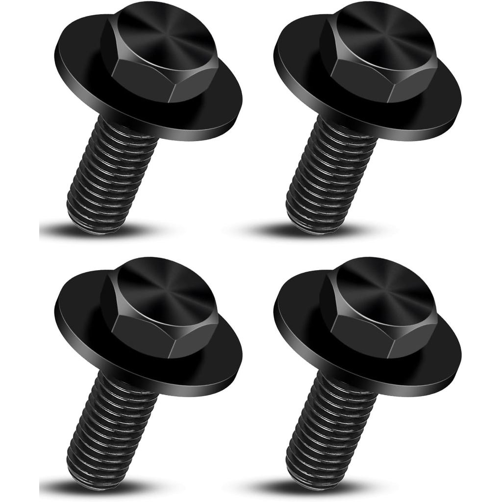 4 Bu Lông Tấm Trượt Trước 12 Mm Có Miếng Đệm Phù Hợp Cho Xe Toyota Tacoma 4Runner FJ Land Cruiser Tundra Sequoia 1995-2023