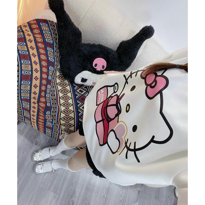 HELLO KITTY BOXY FORM T-SHIRT PRINTED 2M hello kitty t-shirt