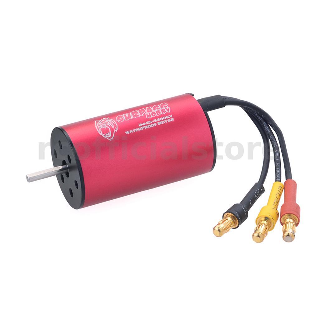 Vượt qua sở thích 2445 KK Series 2S Động cơ chống nước không chổi than 3000 / 3600 / 5400KV cho xe 1