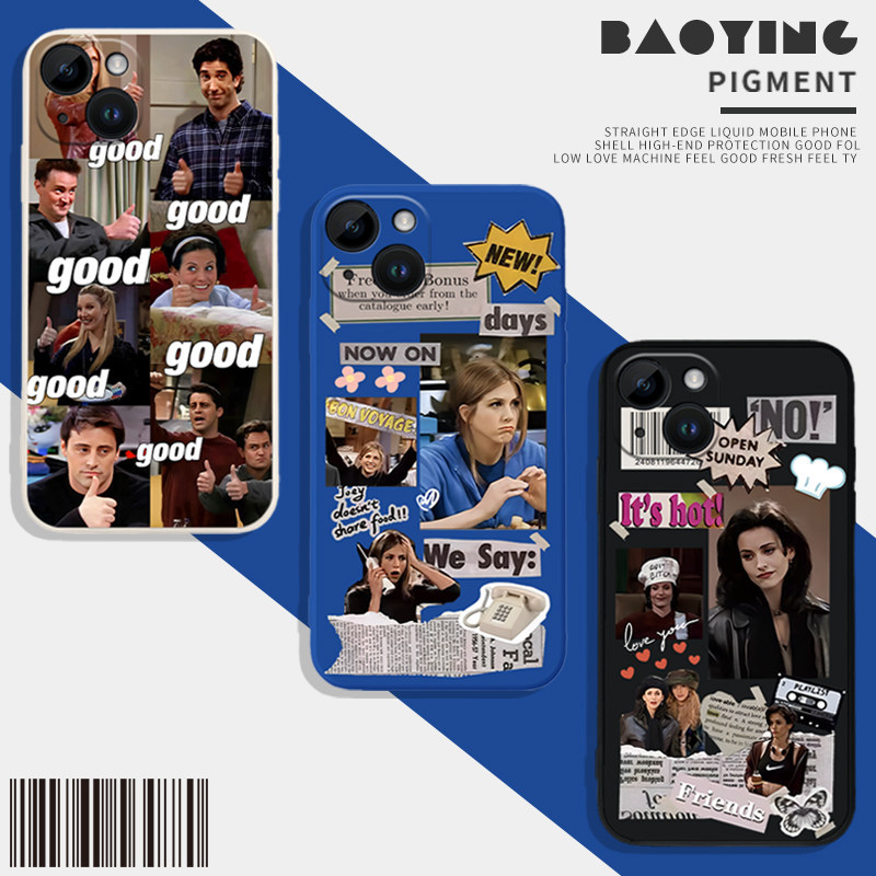 Ốp Điện Thoại Bạn Cũ Thích Hợp Cho Apple 17 Phim Truyền Hình Mỹ iphone16 Huawei mate70Promax Xiaomi 