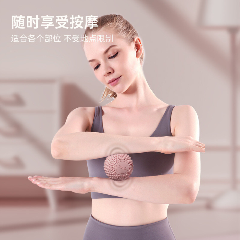 Fascia Ball Foot Massage Ball Yoga Muscle Relax Sole Hedgehog Ball Yoga Từ tính Fitness Ball Arch Pe