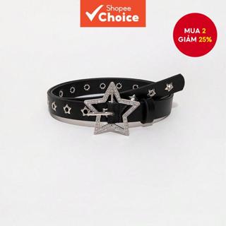  Một nữ y2k star series star hình ngôi sao kim cương sáng chạm khắc khóa kim loại rỗng thắt lưng ngôi sao quần jean thắt lưng phụ kiện phù hợp cho du lịch hàng ngày 
