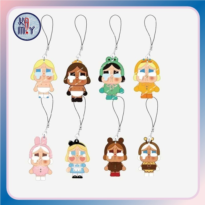 Crybaby  Mobile Phone Charms Acrylic Ctue Crybaby Small Pendant Phone Chain Key Ring Keychain Fans G