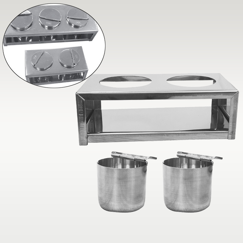 Thép Iodophor Chai Đựng Khử Trùng Chai Khử Trùng Giá Đựng Chai Dụng Cụ Nha Khoa Chất Lượng Cao 304St