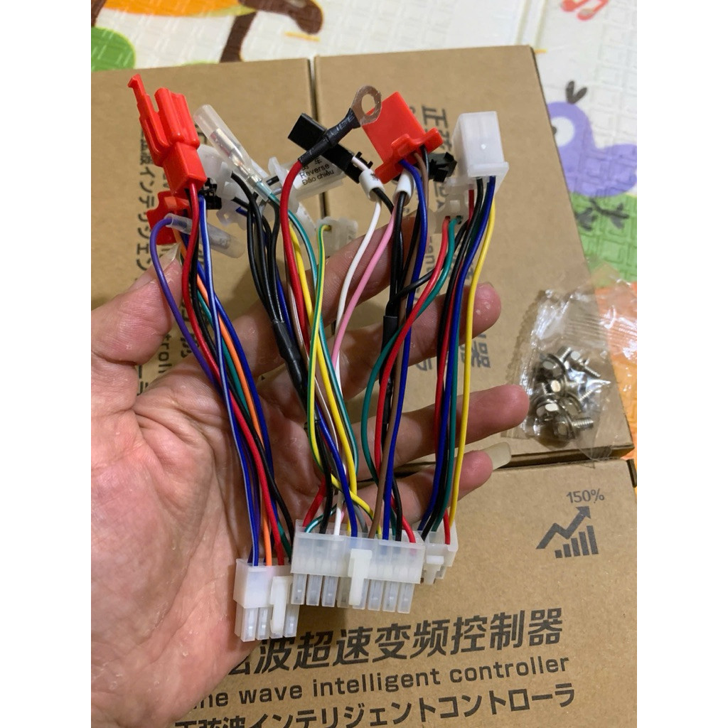 Bộ dây kết nối ic đúc 1k2, 1k5 lắp xe điện có bán lẻ dây