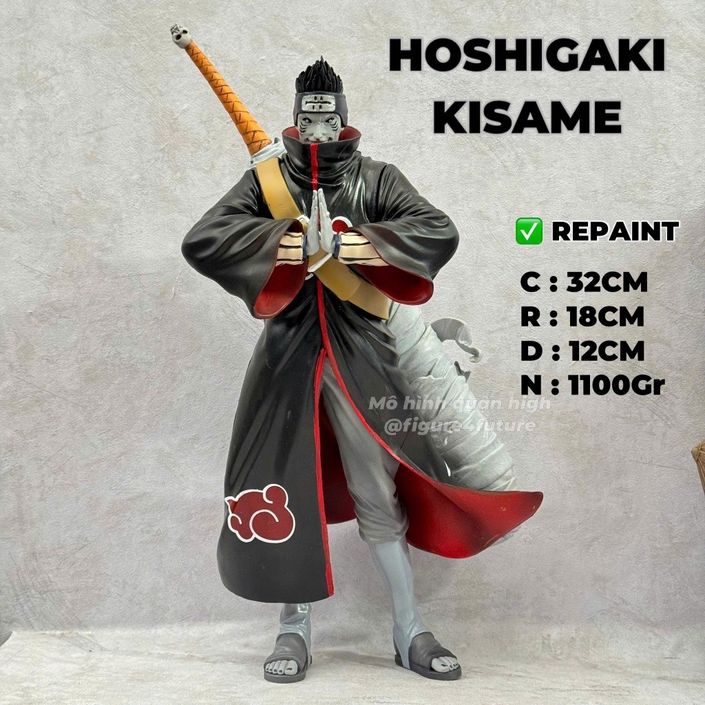 Mô hình Hoshigaki Kisame cao 32cm - Akatsuki Kisame scale 1/6 cao 32cm Surge studioF1 bản không đế