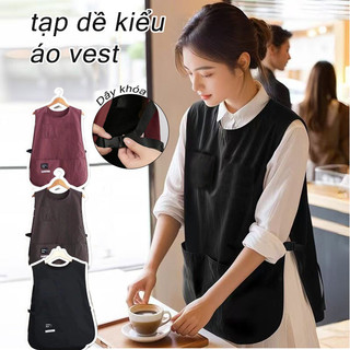 Tạp dề vest chống nước chống dầu, Tạp dề chống vết bẩn,Tạp dề nấu ăn nhà bếp,Smock nhà bếp chống dầu