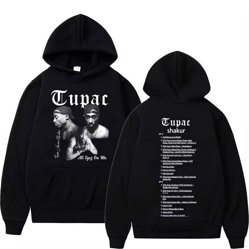 Rapper Tupac 2Pac Music Album Printed Sweater for Men and Women 3RKq