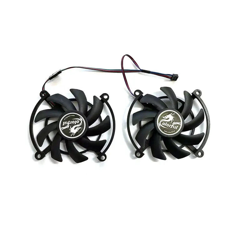 Quạt GPU 85MM 4PIN GTX1060 cho GTX1060 đầy màu sắc GeForce GTX1070 GAMING GTX 1060 1070 iGame S Vide