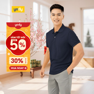  Áo Polo Nam Slimfit Airycool YODY vải mát mẻ mềm mại MCPO25A532 