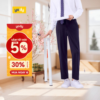  🌸SALE TẾT🌸 Quần âu nam YODY ngang mắt cá chân vải mềm mại co giãn thoải mái vận động QAM7019 cần ẩn 