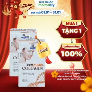  Viên uống Procumin – Collagen hỗ trợ cải thiện tình trạng suy giảm nội tiết tố nữ  Hộp 60 viên  
