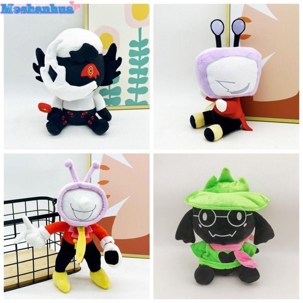 MOSHANHUA Jevil Deltarune Búp bê sang trọng, Đồ chơi nhồi bông mềm Anime sang trọng / PP, Bộ sưu tập