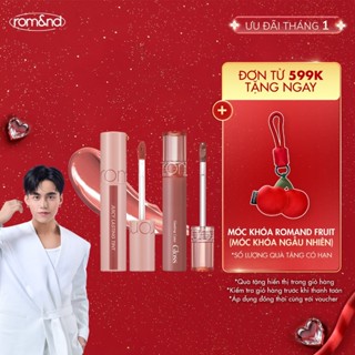  Combo 2 Son Romand Juicy Lasting Tint 5.5g + Romand Glasting Color Gloss 4g 