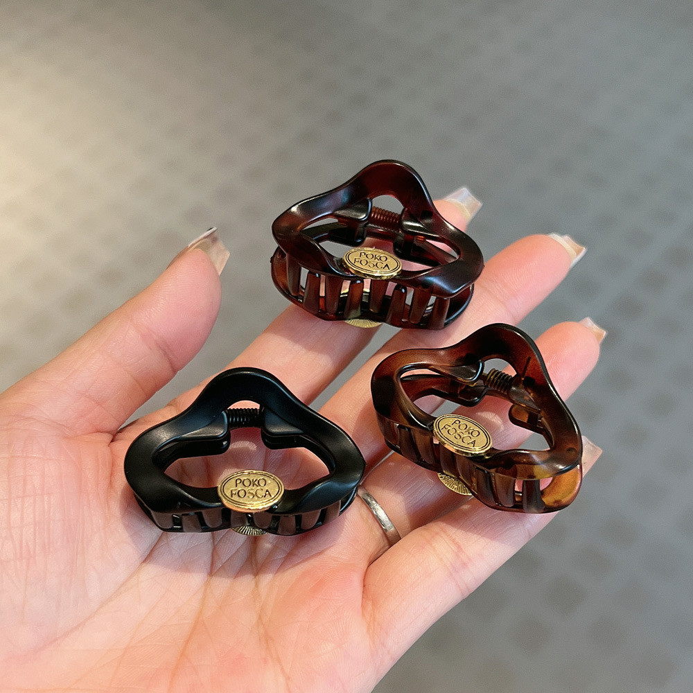 Amber Letter Acetate - Kẹp Tóc Cao Cấp từ Chất liệu Acetate Nhỏ