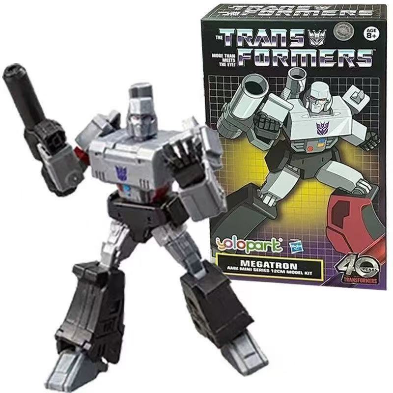 YOLOPARK Bộ chuyển đổi đồ chơi di động được lắp ráp sẵn Mini Optimus Prime Megatron Hội