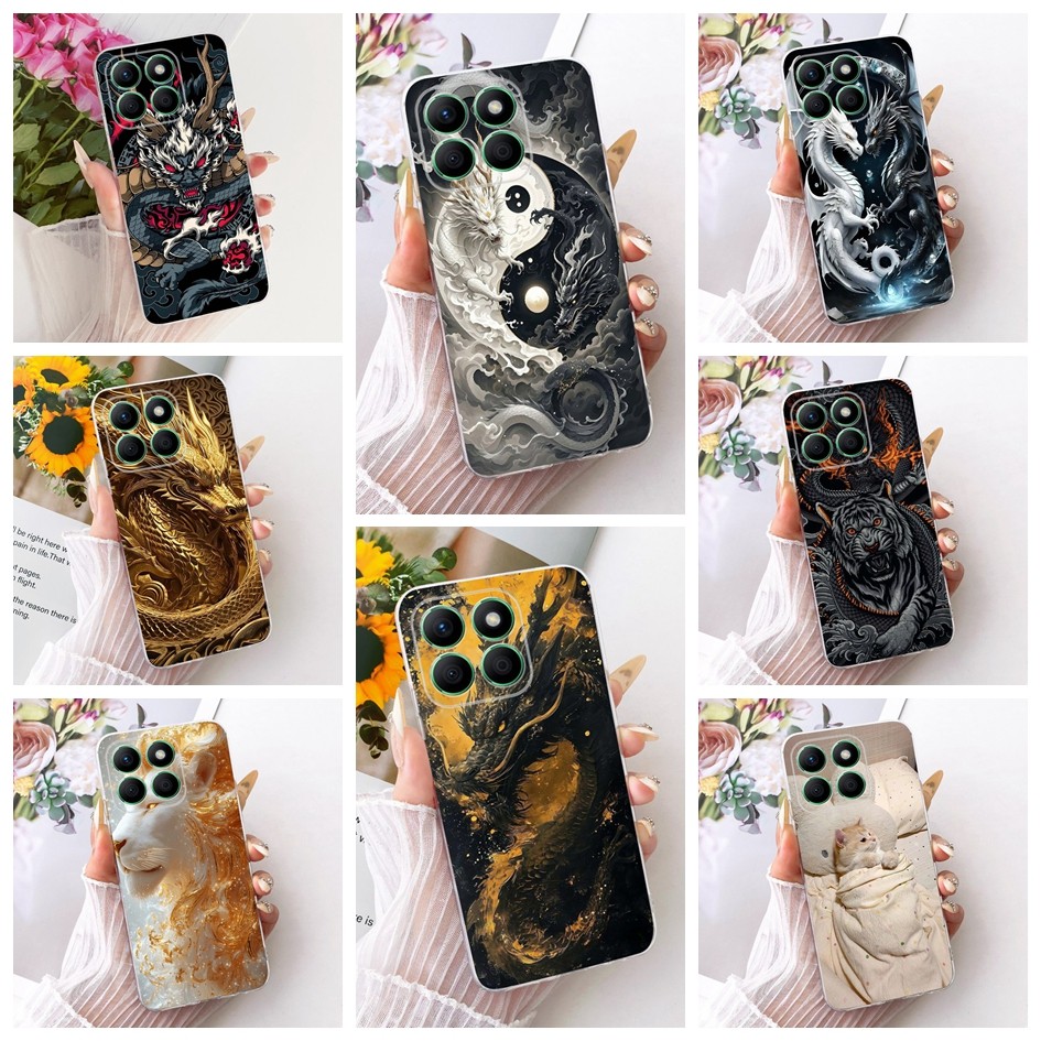 Ốp Lưng Hoạt Hình Cho Honor X8A X8B Vỏ LLY-LX1 LLY-LX2 CRT-LX2 CRT-LX3 Mềm Mỏng Trong Suốt Silicon Ố