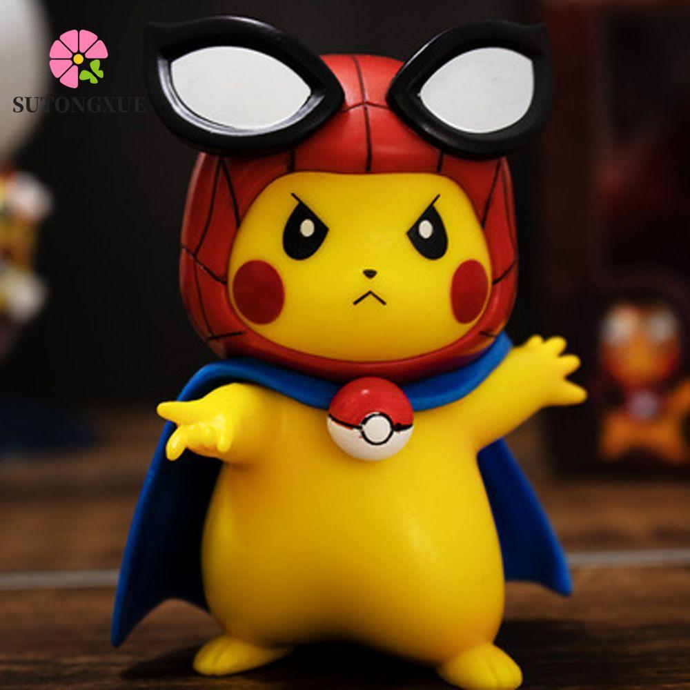 SUTONGXUE Pikachu Hình Đồ Chơi Mô Hình Quà Tặng Sinh Nhật Anime Đồ Chơi Trẻ Em Trẻ Em Sưu Tập Cospla