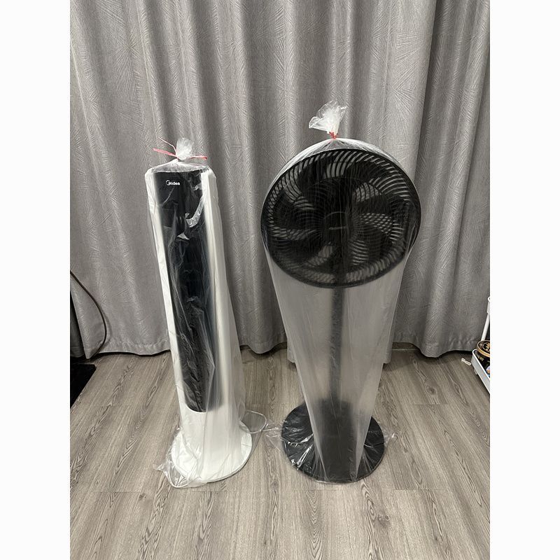 New Product#[5715Positive Review]Electric Fan Dust Cover Floor Fan Cover Full Coverage Plastic Trans