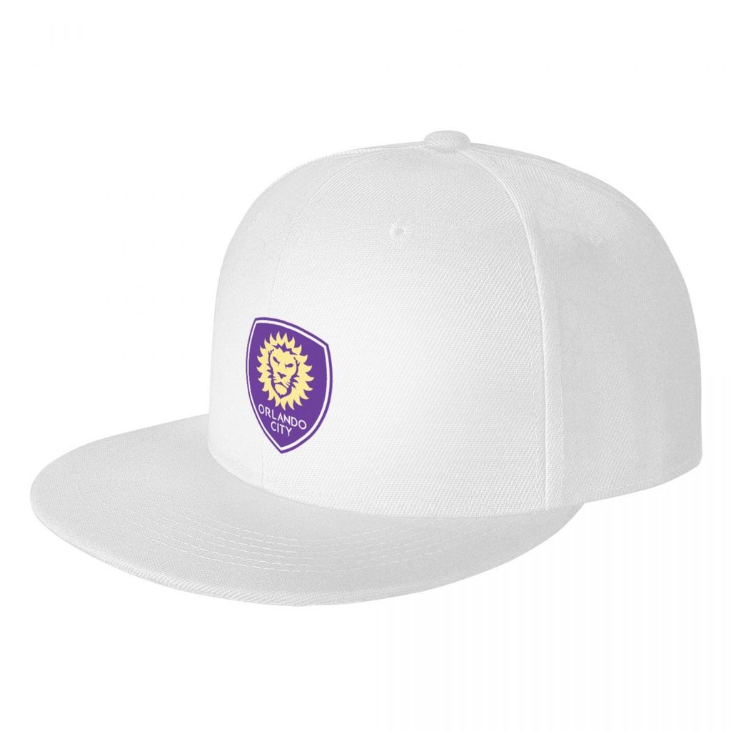 Orlando City SC Logo Người Lớn Flat Sun Hat In Ban Mũ Hip Hop Dance Flat Vành Mũ Flat Mái hiên Màu S