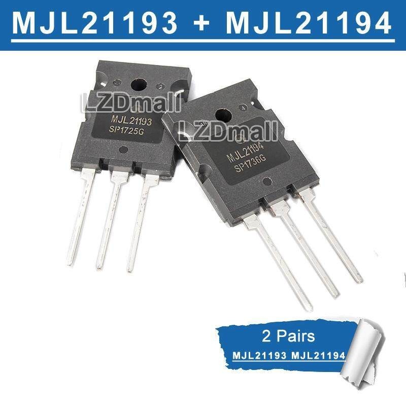 2 Cặp Chính Hãng (2 Chiếc MJL21193 + 2 Chiếc MJL21194) TO-3PBL MJL 21193 21194 TO-3PL 16A / 250V / 2