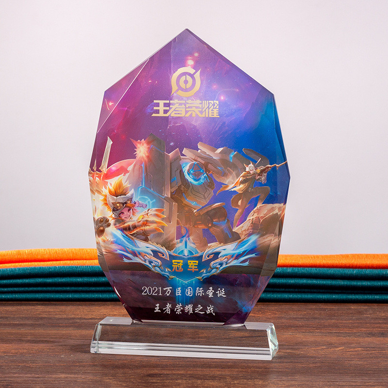 Cuộc thi trò chơi chơi chơi Game King Glory Cúp pha lê Huy chương tùy chỉnh Peace Elf Hàng hóa Liên 