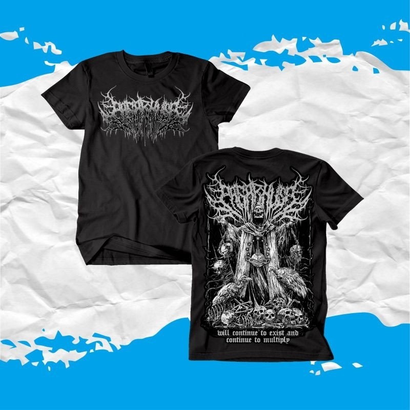 Áo thun lưng đầy đủ Metal Skull Pagar Nusa A2 Jersey