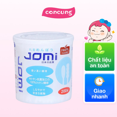 Tăm bông kháng khuẩn Jomi 200 que