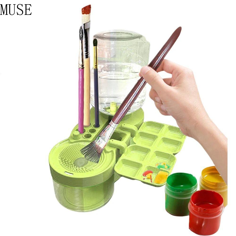 MUSE Nước Lưu Thông Sơn Bụi, Nâng Cấp Lưu Thông Nước Nhẹ Nhựa Lười Paintbrush Cleaner, Bút Chủ Thiết